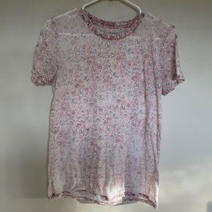 Lucky Brand floral/paisley print t-shirt